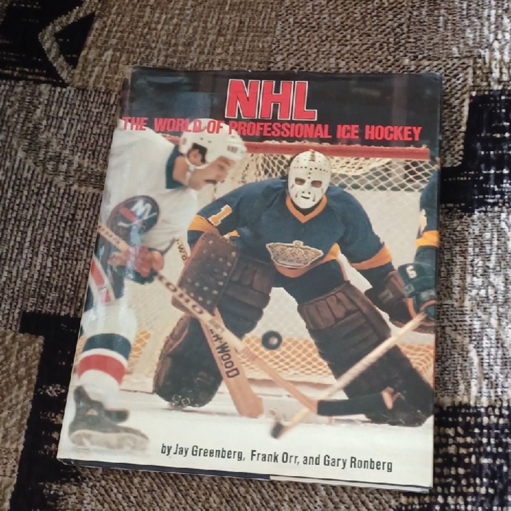 NHL The World of Professional Ice Hockey - Hardcover Book